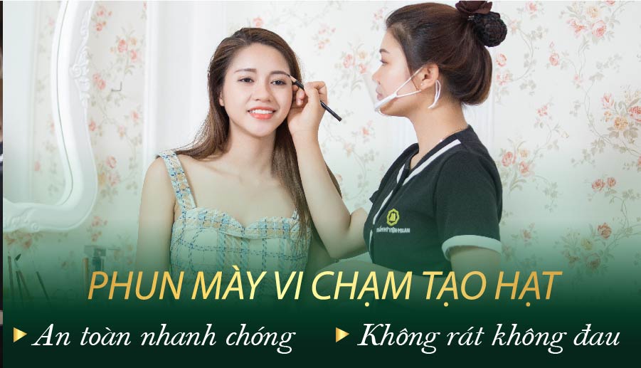 Phun Mày Vi Chạm Tạo Hạt Shading/ombre