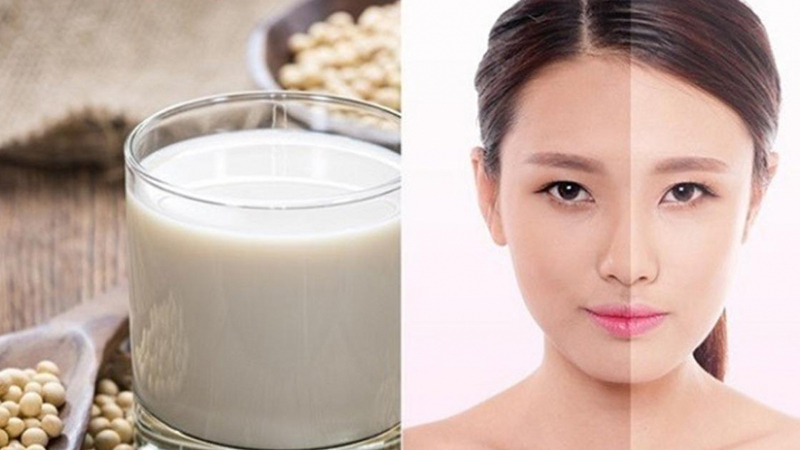 Sữa đậu nành làm đẹp da cực kỳ công hiệu